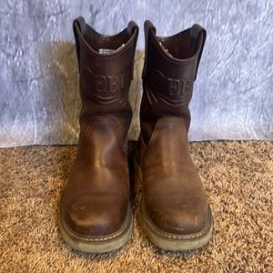 CEBU round toe work boots (soft toe) Mens 6